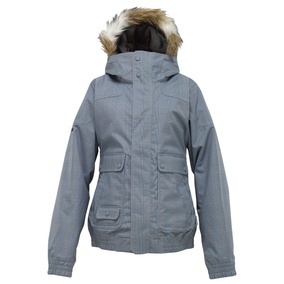 Tabloid Jacket Women blue pearl prince of wale L